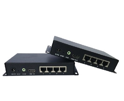 HDMI 1進(jìn)4出網(wǎng)線(xiàn)延長(zhǎng)器 實(shí)現(xiàn)高效安全的多路音視頻分發(fā)